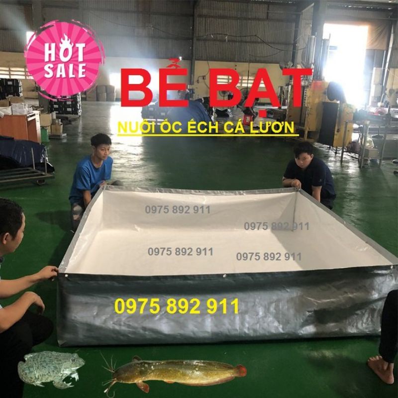Bể bạt nuôi ươm cá kiểng , cá koi , ốc ếch lươn