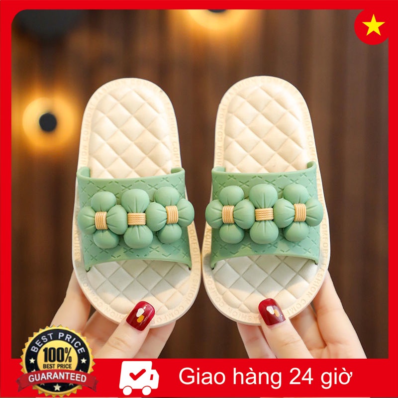 Dép Đi Biển Đế Mềm Chống Trượt Xinh Xắn Cho Bé Gái