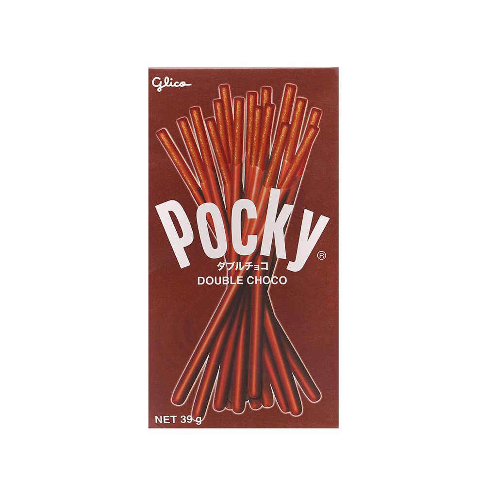 Bánh que Glico Pocky gấp đôi socola (39g)