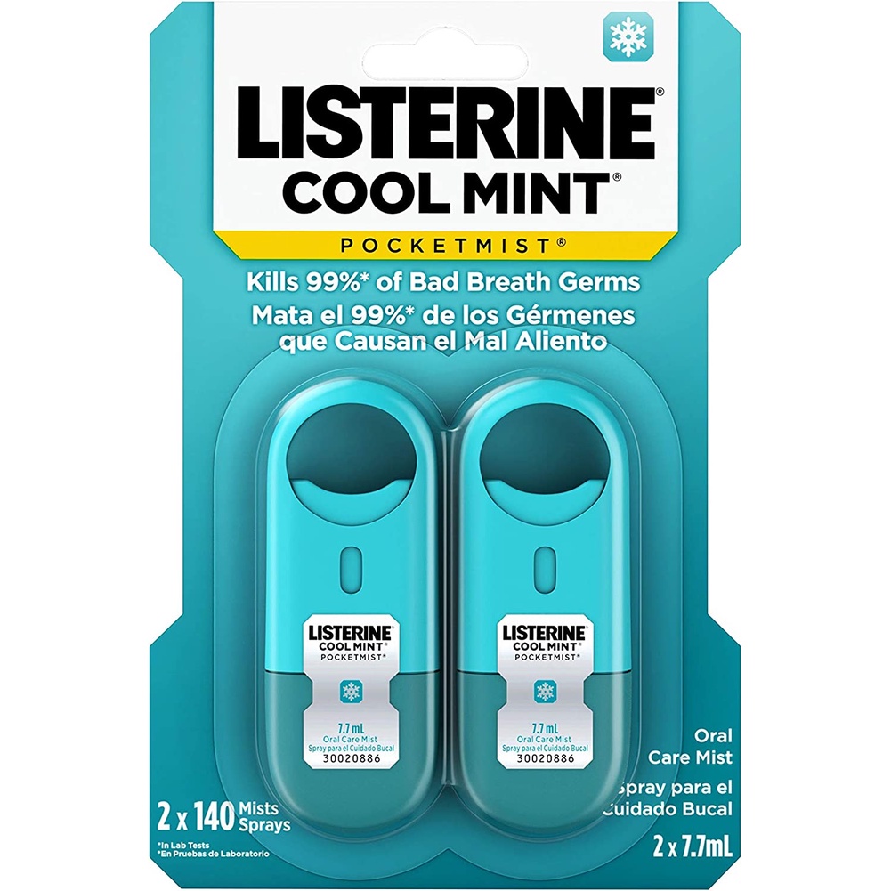 Xịt thơm miệng Listerine Hàng Mỹ