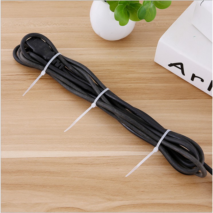Set 100 dây thít nhựa buộc nhanh size 2,5x150mm MÀU ĐEN, dây rút nhựa buộc nhanh siêu tiện ích