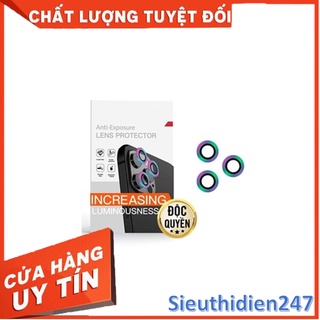 Dán bảo vệ từng mắt camera iphone 12 mini,12,12 pro,12 pro max,11,11 pro,11 pro max, 7 màu sắc cầu vồng