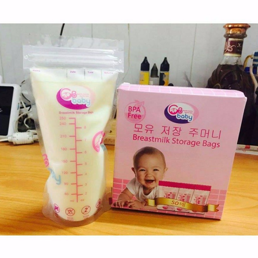 Hộp 50 túi trữ sữa GB Baby 50 túi