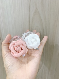 Kẹp tóc càng cua đính hoa trà