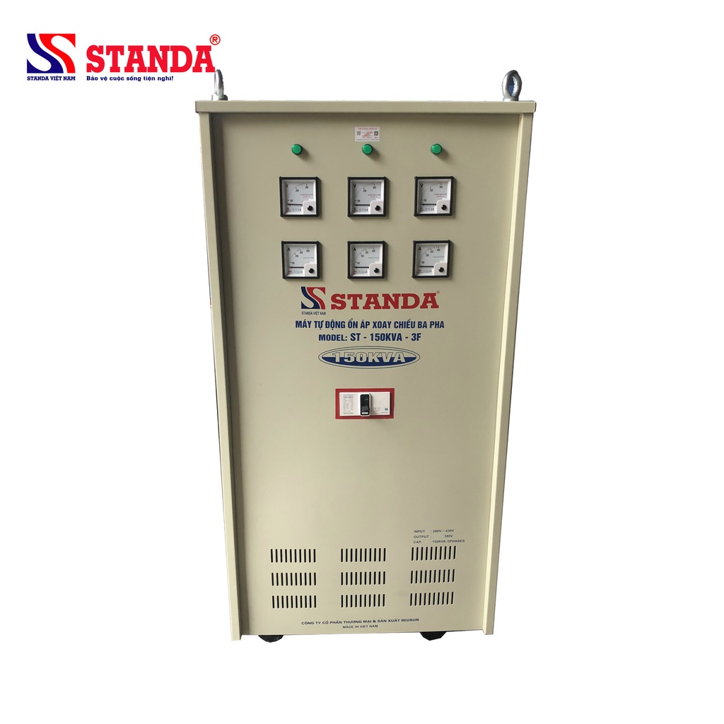 Ổn áp STANDA 3 pha 150KVA dải điện áp (260V – 430V)