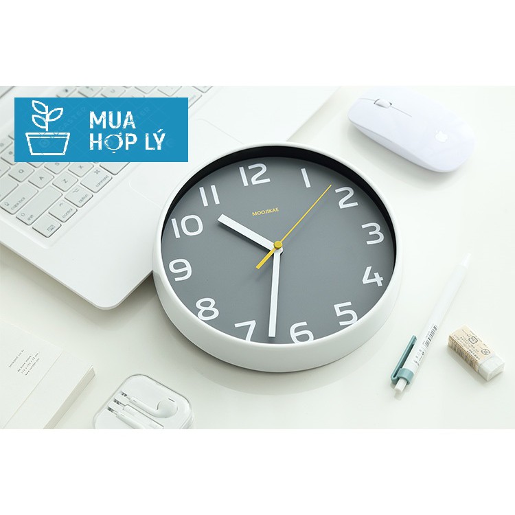 ĐỒNG HỒ HÀN QUỐC MJK MẶT TRÒN ĐỂ BÀN, TREO TƯỜNG PHONG CÁCH CHÂU ÂU - HÀNG NHẬP KHẨU