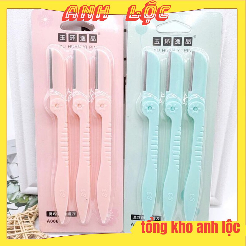 DAO CẠO SÉT 3 MINI❤️FREE SHIP❤️DAO CẠO LÔNG MÀY NALAMEI