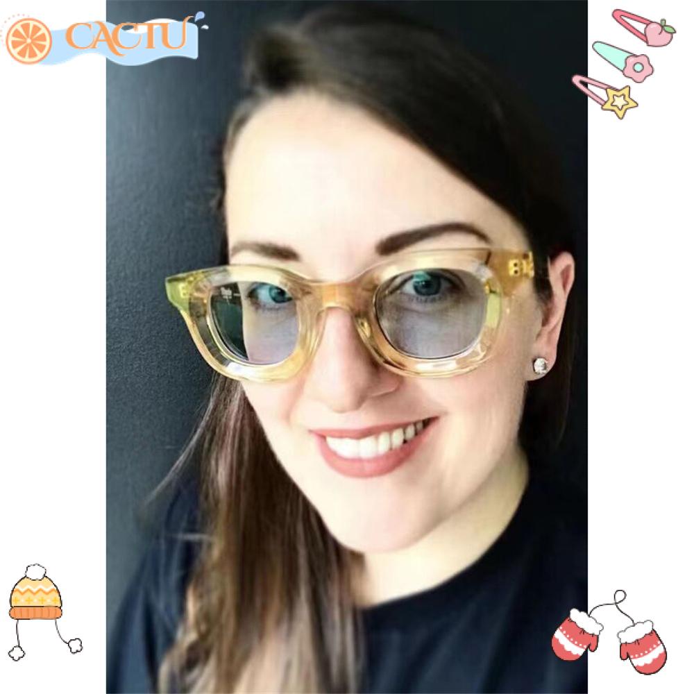 Kính Mát Phân Cực Gọng Vuông Nhỏ Phong Cách Punk Cá Tính Cho Nam