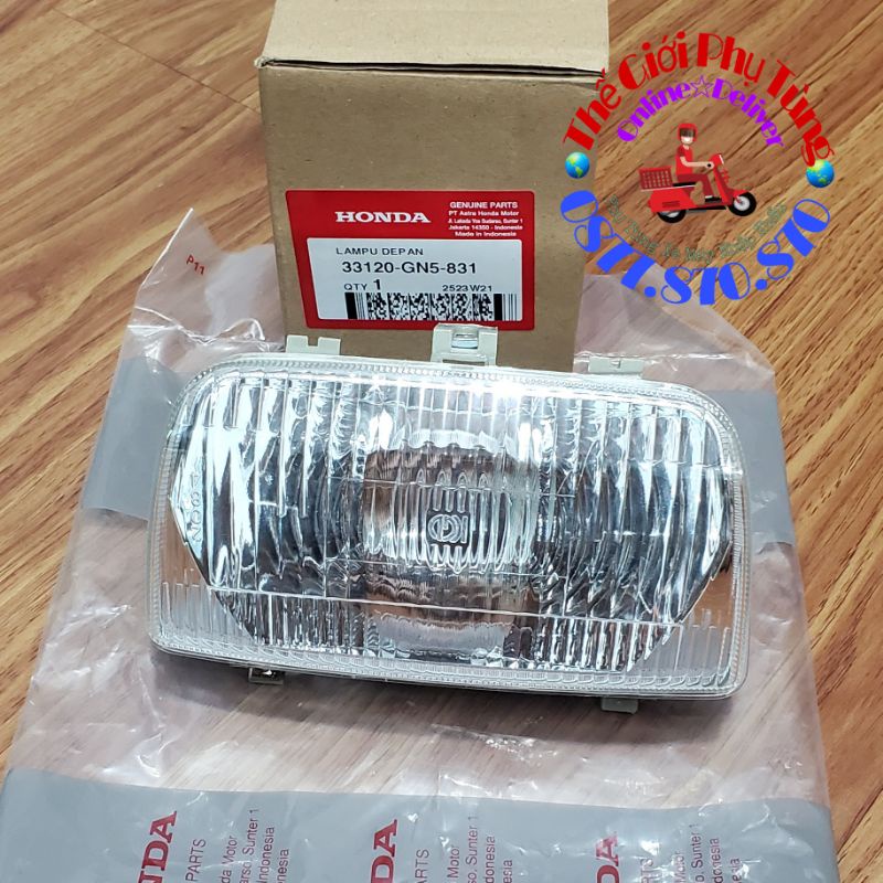 Chóa đèn trước Dream lùn zin Honda nhập khẩu Indonesia - 33120-GN5-831