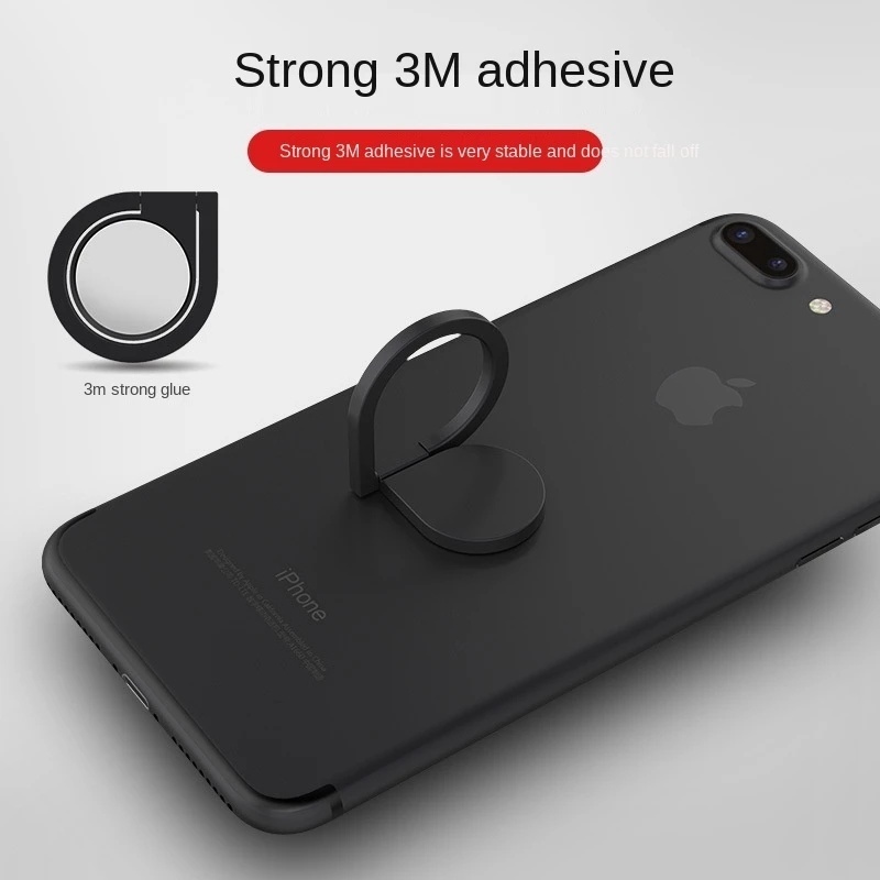 Giá Đỡ Nhẫn Từ Tính Hình Giọt Nước Xoay 360 Độ Bằng Kim Loại Thông Dụng Cho Điện Thoại Di Động