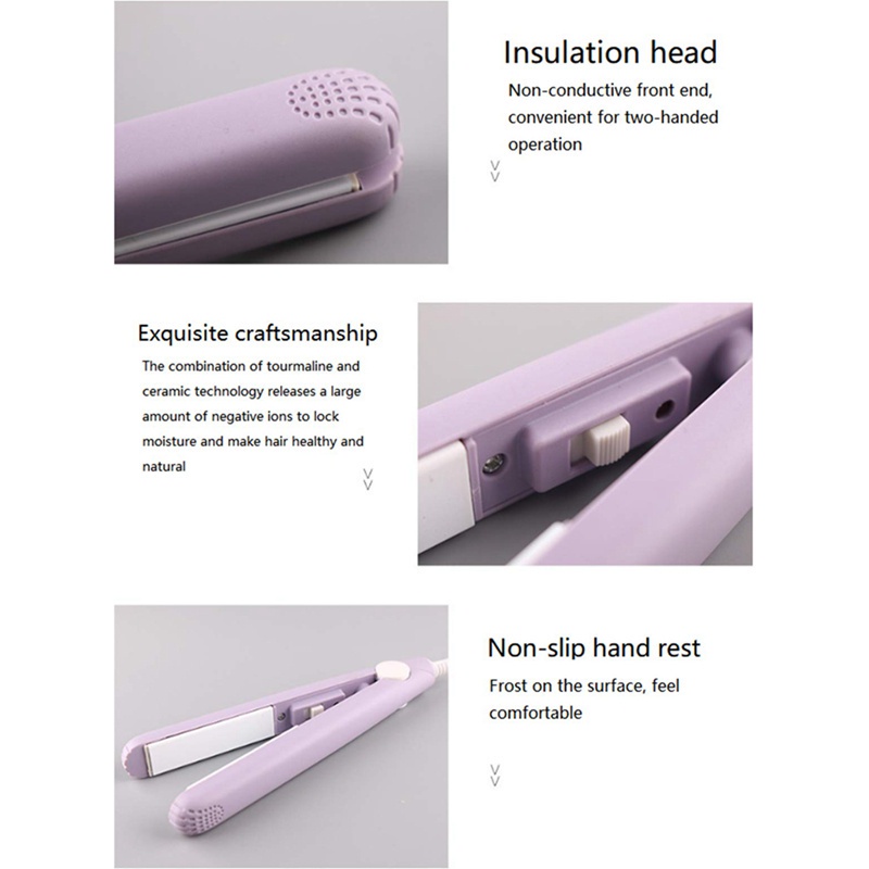 [Hàng mới về] Máy uốn và duỗi tóc mini 2 trong 1 tiện lợi