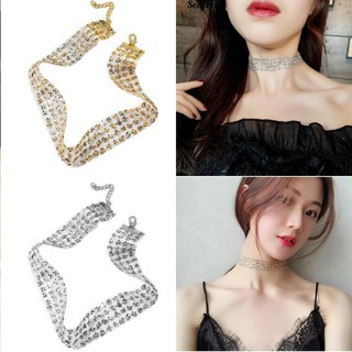 Vòng cổ choker kim tuyến lấp lánh
