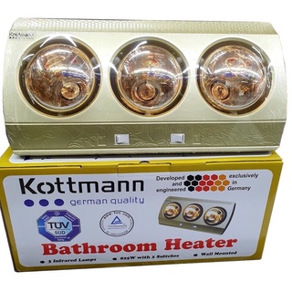 ĐÈN SƯỞI NHÀ TẮM KOTTMANN LOẠI 2 BÓNG,3 BÓNG