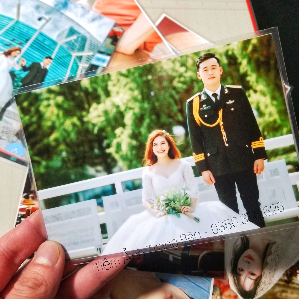 In ảnh 10x15 ép plastic theo yêu cầu tại Tiệm ảnh trang bèo