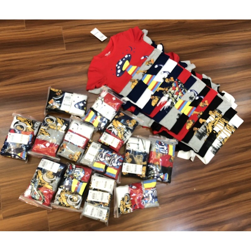 Set 3 áo cộc tay hãng Epic dư xịn cho bé trai