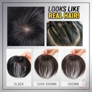 Tóc Giả Ngắn Thẳng Che Phủ Tóc Thưa Cho Nam