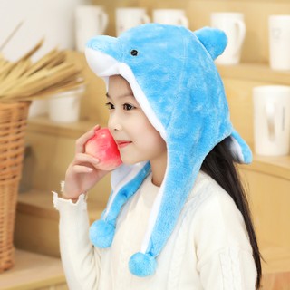 Mũ len lông dạ đầu thú cưng (Mèo, Heo, Cừu, Cá heo, Thỏ, Sư tử, Ếch) đáng yêu