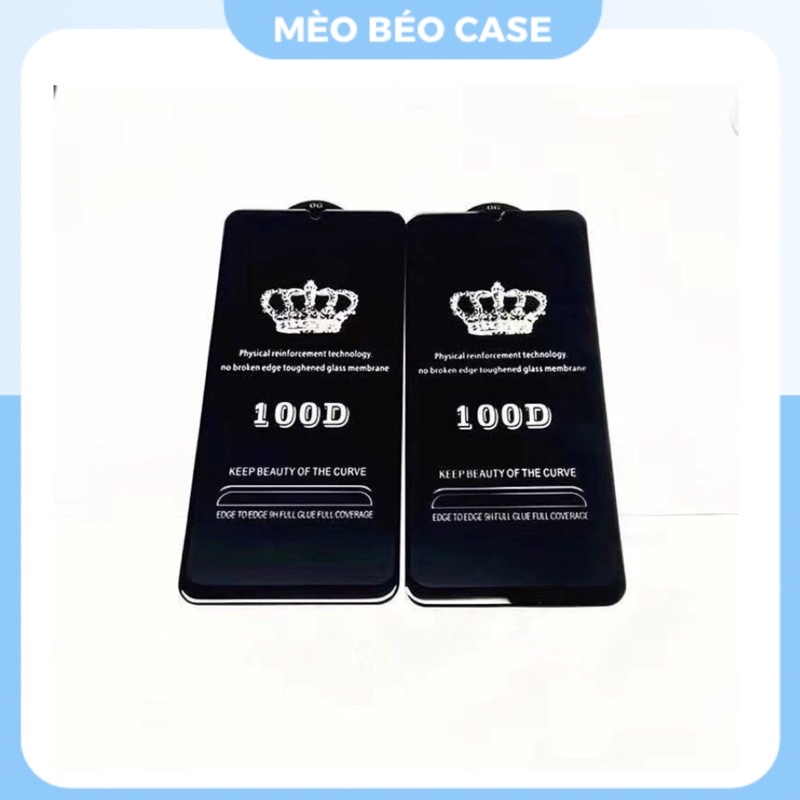 (SIÊU RẺ) Kính cường lực iphone 100D dày dặn full màn kèm giấy lau 6/6s/7/7plus/8/8plus/plus/x/xr/xs/11/12/pro/max
