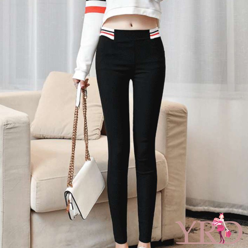 Quần dài dáng ôm lưng cao thời trang năng động cho nữ | BigBuy360 - bigbuy360.vn