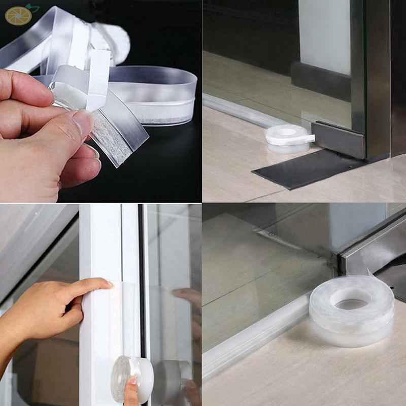 Cuộn Dây Silicon Dán Viền Cửa Chống Bụi 5/8/10m 1m