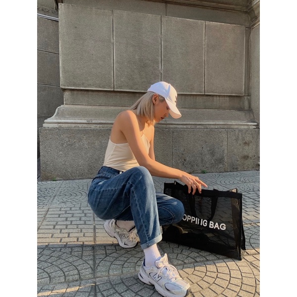 Quần jeans dáng boyfriend basic - JJ12