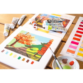 [TANUKI ART] Màu Holbein Acrylic Gouache Set Primary