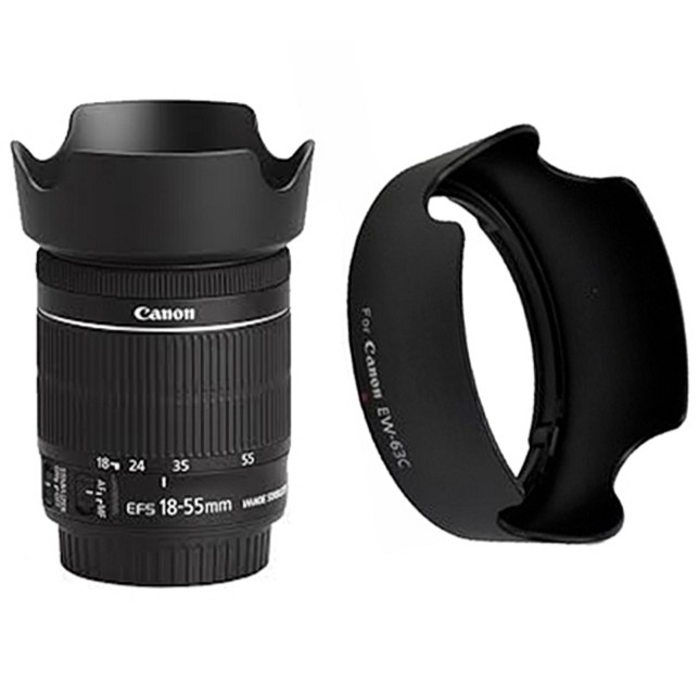 Hood loa che nắng cho lens Canon 18 55 STM