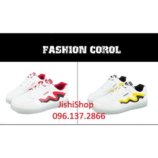 Giày phát sáng đèn led họa tiết lượn sóng