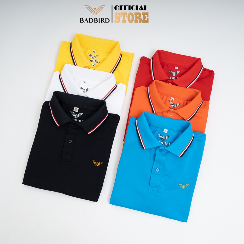 Áo Polo Nam BADBIRD, Áo phông có cổ basic chất poly cá sấu form dáng trẻ trung, đa màu sắc, Thương hiệu Việt.