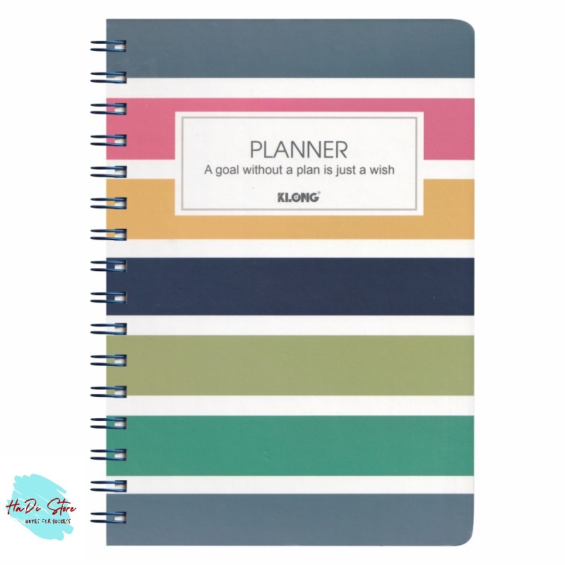 [HADI] KLONG Sổ lò xo PLANNER size A5 - 100 tờ (MS:945)