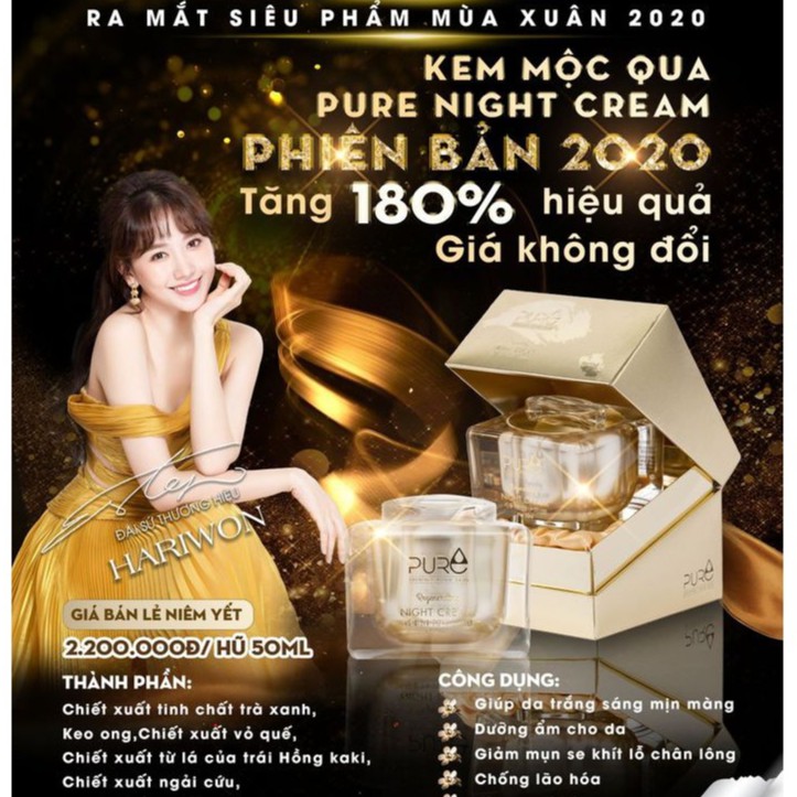 Kem Mộc Qua Pure  Night Cream _Beauty plus