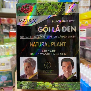 Hộp 10 gói gội là đen Matrix