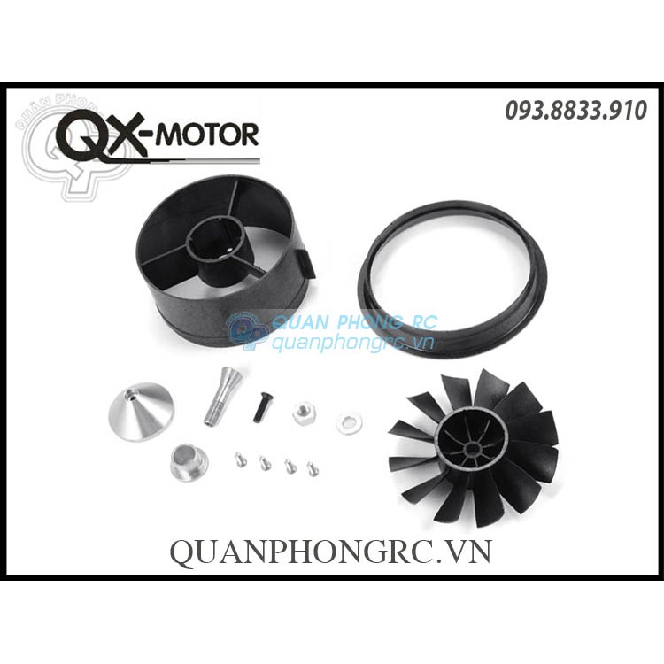 Vỏ Ducted Fan QX-MOTOR 12 Lá 64mm 12 Blades