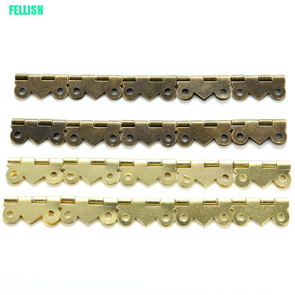 Bộ 10 / 20 Bản Lề Mini Hình Bướm Phong Cách Vintage