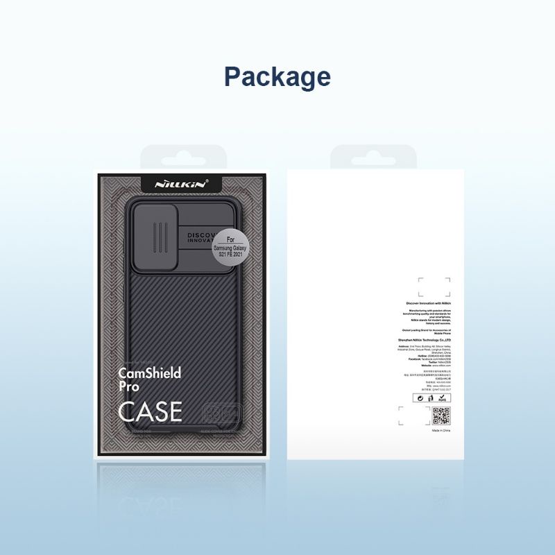 Ốp điện thoại Nillkin cao cấp bảo vệ camera NILLKIN Camshield samsung S21 FE chuẩn đẹp
