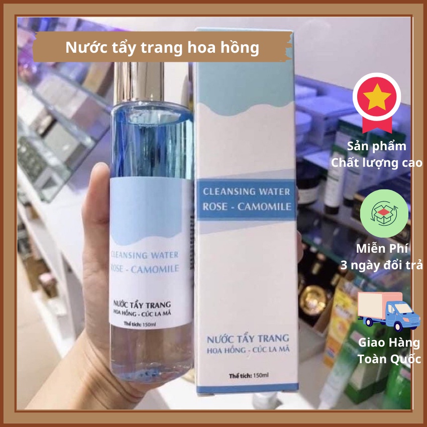 Nước tẩy trang ⚡ CHÍNH HÃNG ⚡ nước tẩy trang hoa hồng dịu nhẹ MH Beauty Spa làm sạch nhẹ nhàng bụi bẩn bám trên da | BigBuy360 - bigbuy360.vn