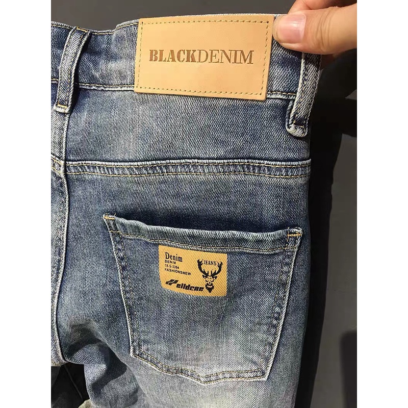 Quần short jean nam MURADFASHION, quần jean nam ngắn chất jean co giãn MS003