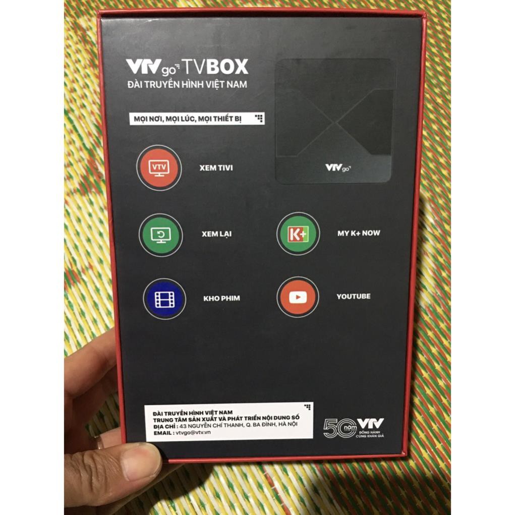 Androi tivi box VTVGO V2 Ram 2G  - Hàng chính hãng - bảo hành dài lâu - Phiên bản kỷ niệm 50 năm VTV