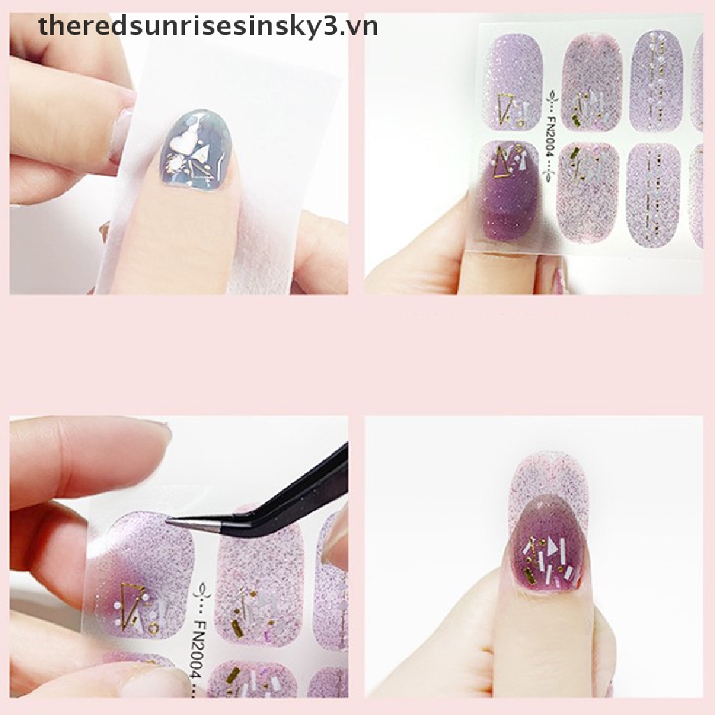 Miếng Dán Trang Trí Móng Tay Nghệ Thuật DIY