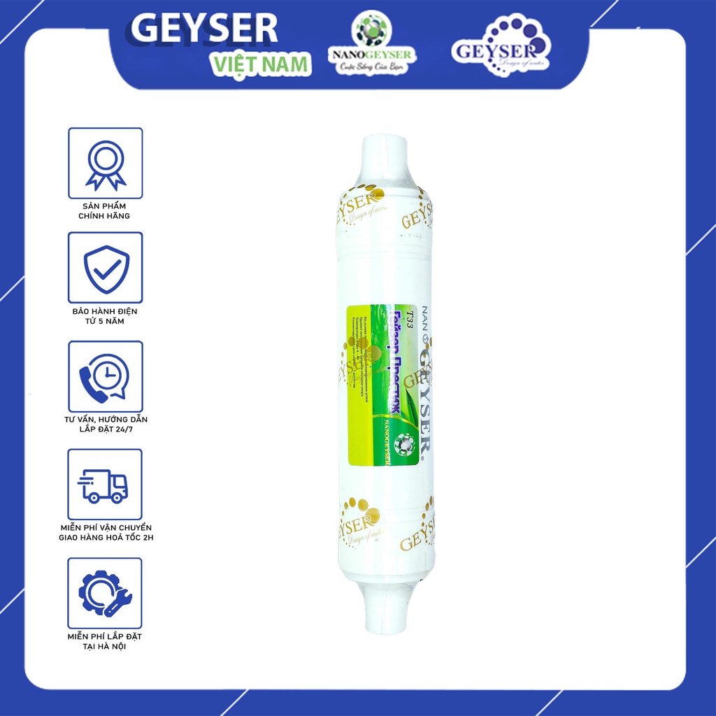 Combo 5 lõi lọc nước 45678 dùng cho tất cả dòng máy NANO