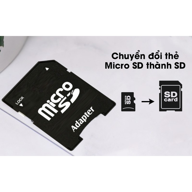 Adapter JVJ, Áo thẻ JVJ chuyển đổi thẻ nhớ Micro SD (TF) sang SD - Dùng cho máy ảnh Laptop