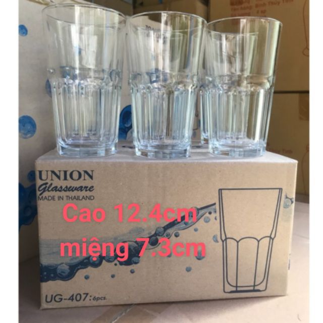 Cốc thủy tinh sinh tố 300ml UG407 ( lẻ 1 chiếc )