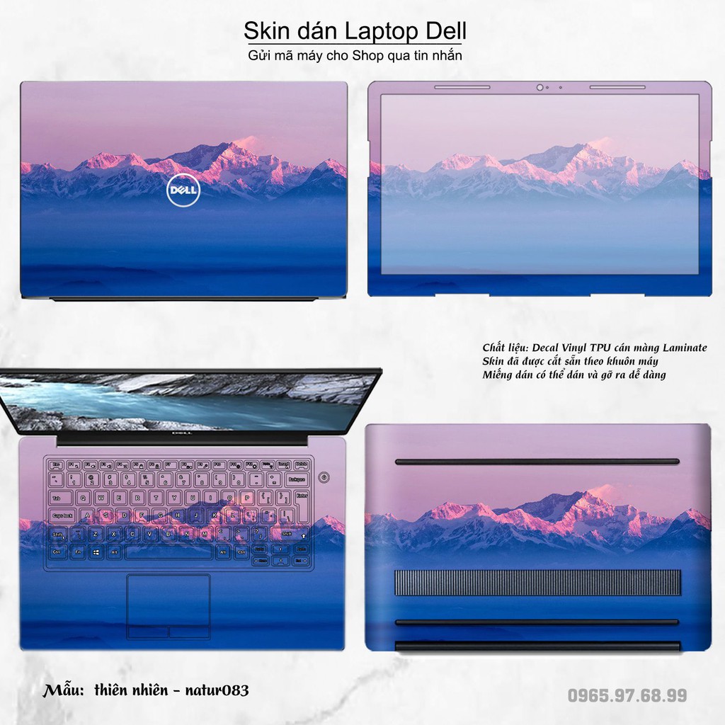 Skin dán Laptop Dell in hình thiên nhiên _nhiều mẫu 4 (inbox mã máy cho Shop)