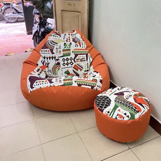 ❤️Đôn Ghế lười hạt xốp❤️ ( sản phầm đã bao gồm hạt xốp)