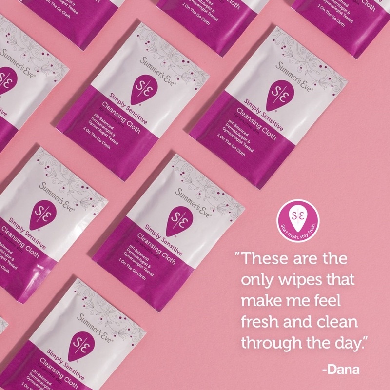 Khăn ướt phụ khoa Summer's Eve, hộp 16 gói