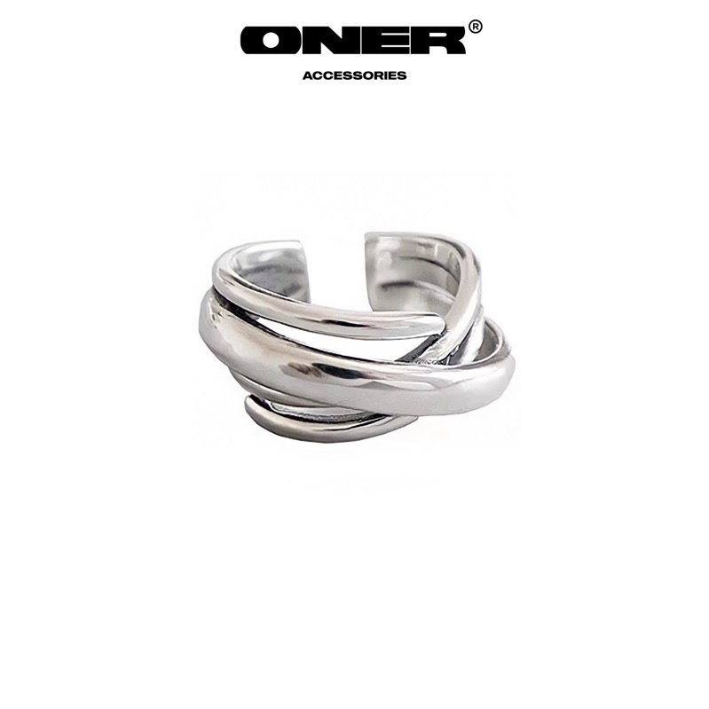 Nhẫn ONER Bạc 925 "Chaotic Ring" ( Bảo Hành Bạc 1 Năm )