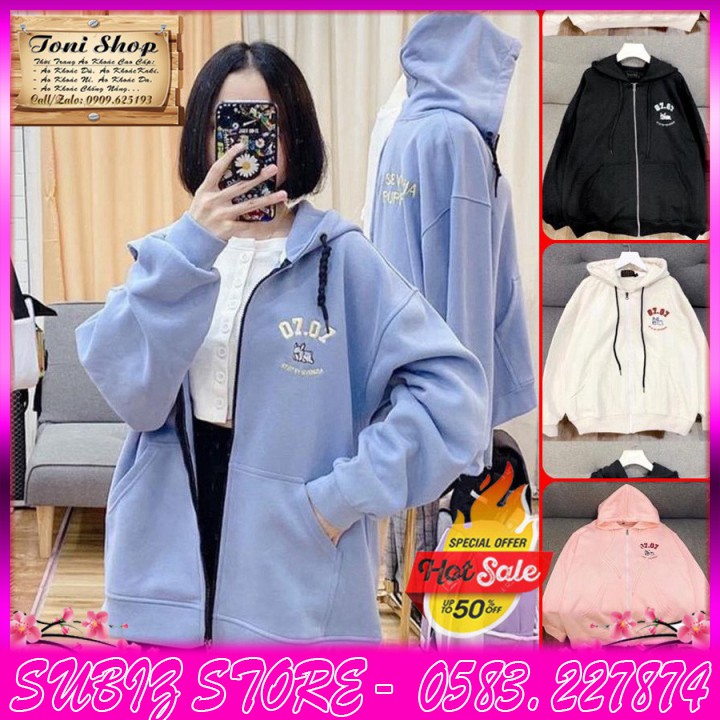 ÁO HOODIE - ÁO KHOÁC NỈ NGOẠI 07.07 (HD1710 - Kèm Ảnh Thật) (SUBINZ STORE)