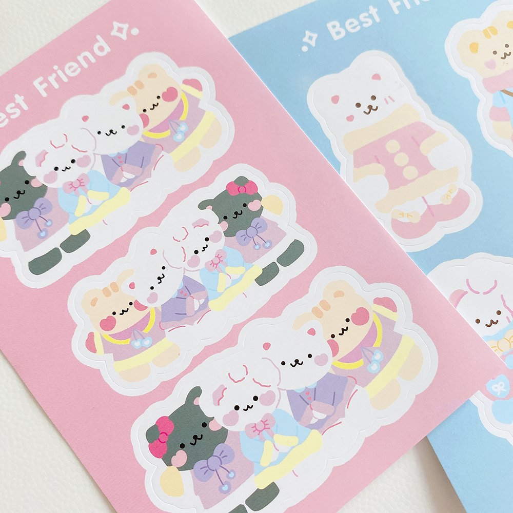 Sticker Winzige Hình Gấu Con Dễ Thương