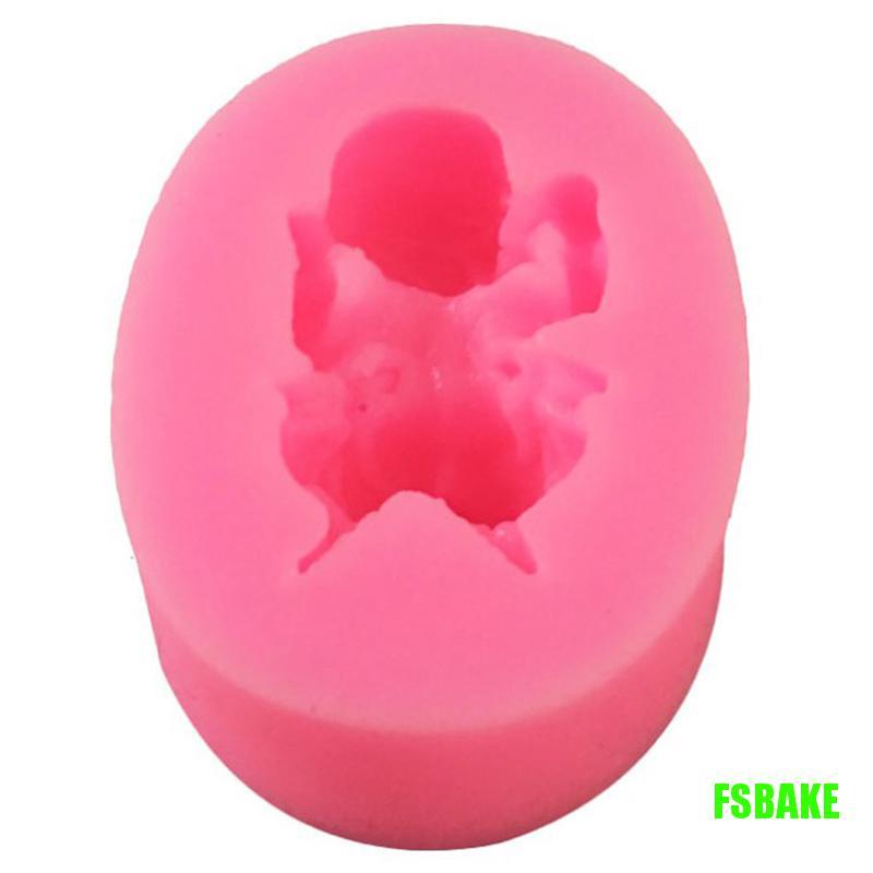 Khuôn Silicone Tạo Hình Làm Bánh Kẹo Hình Em Bé 3D DIY
