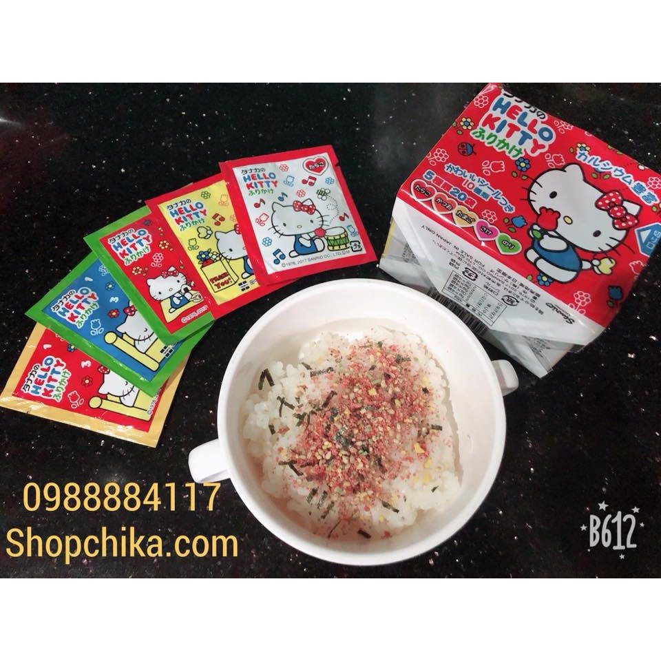 GIA VỊ RẮC CƠM HELLO KITTY NHẬT BẢN